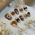 Cute Bakery Press On Nails Set – Handmade
